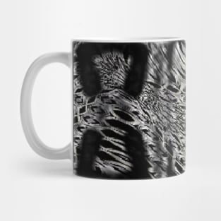 Chain Mail Pattern in Grey Mug